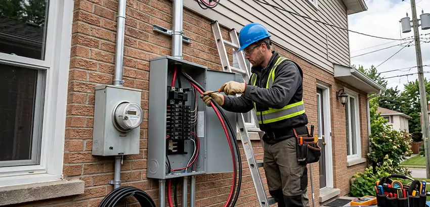 Outdoor Subpanel Installation in Lancaster