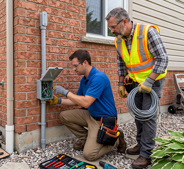 Professional Outdoor Outlet Installation: Your Local Exterior Wiring Team in Lancaster, OH